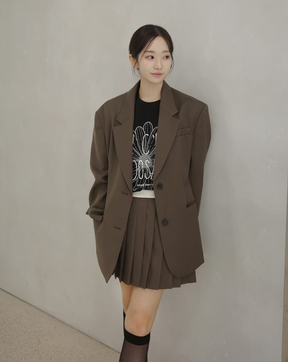 마르디메크르디 울100 헤링본 자켓 상품이미지6