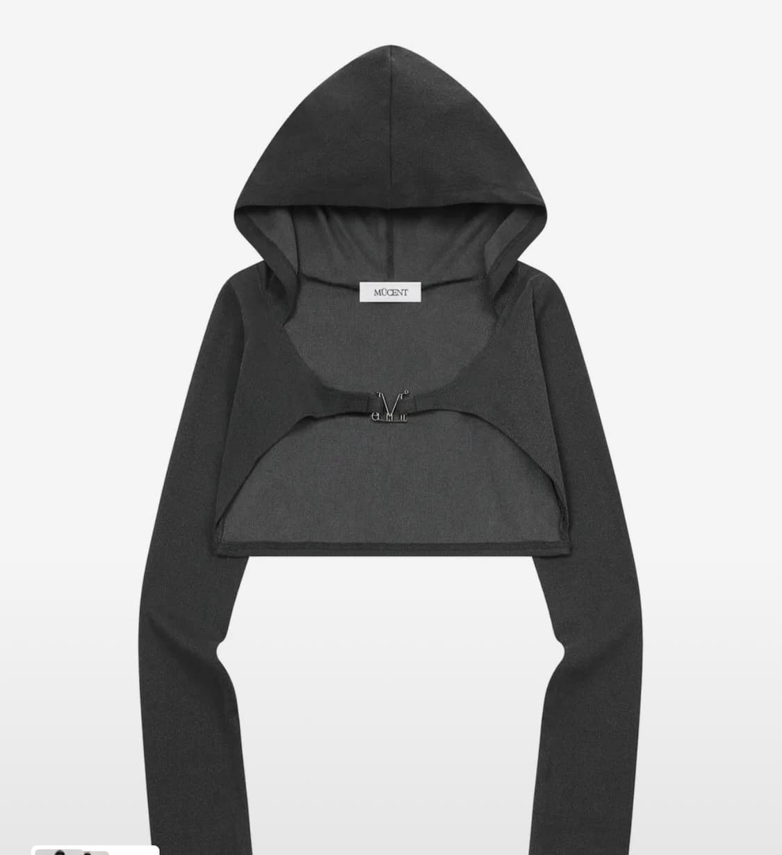 무센트 오펠 메탈 로고 후드 볼레로 상품이미지1