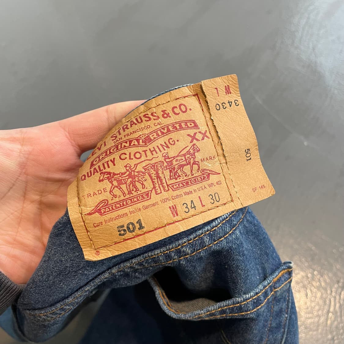 리바이스 Made USA 501 데님 상품이미지6