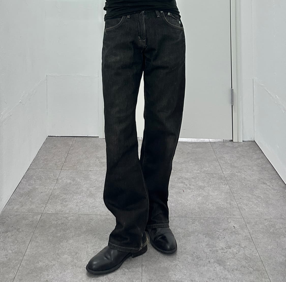 Edwin E-Function Distressed Denim Jeans 상품이미지10