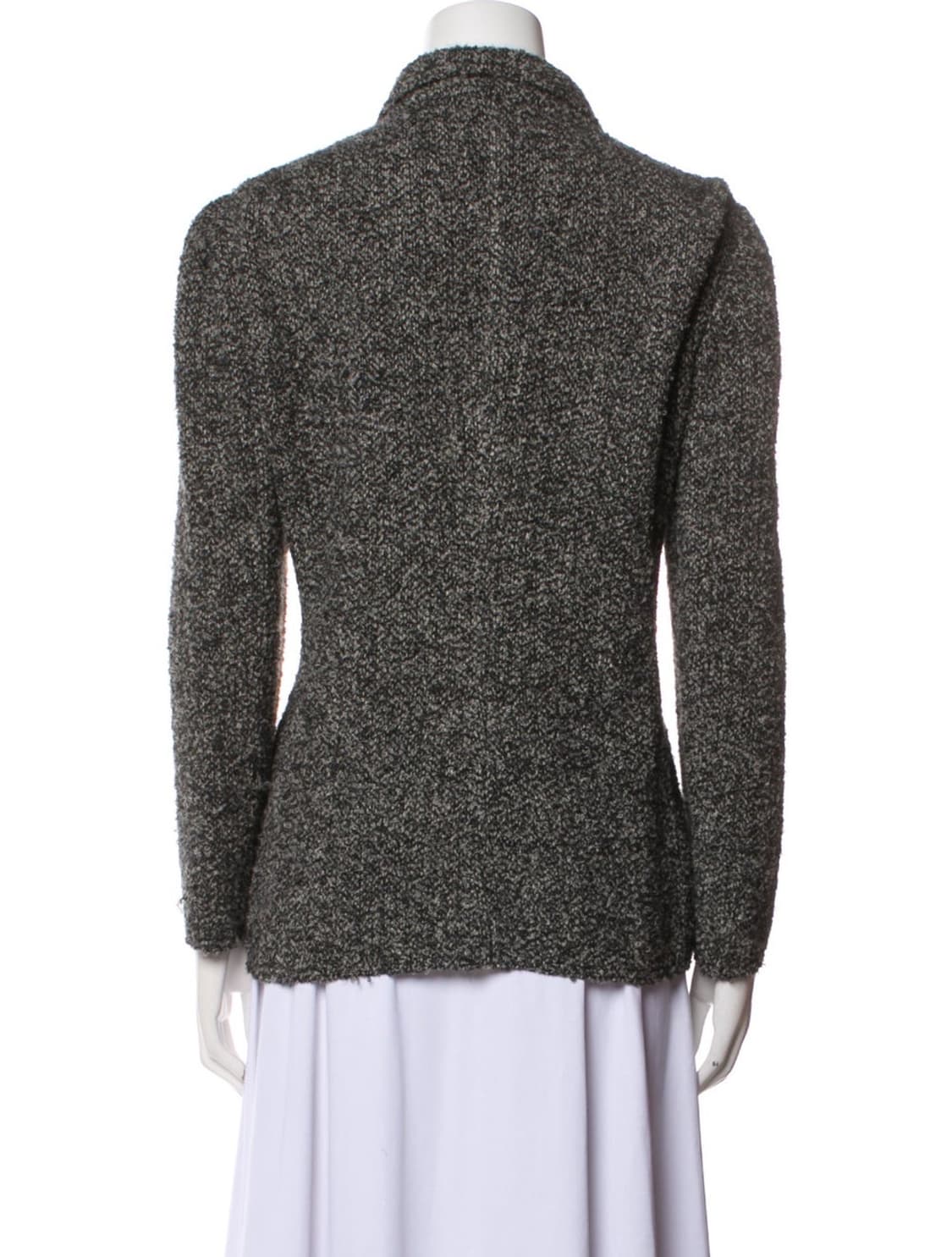 아르마니 콜레지오니 이태리 정품 프릴 알파카 울 자켓 트위드 느낌 4 상품이미지4