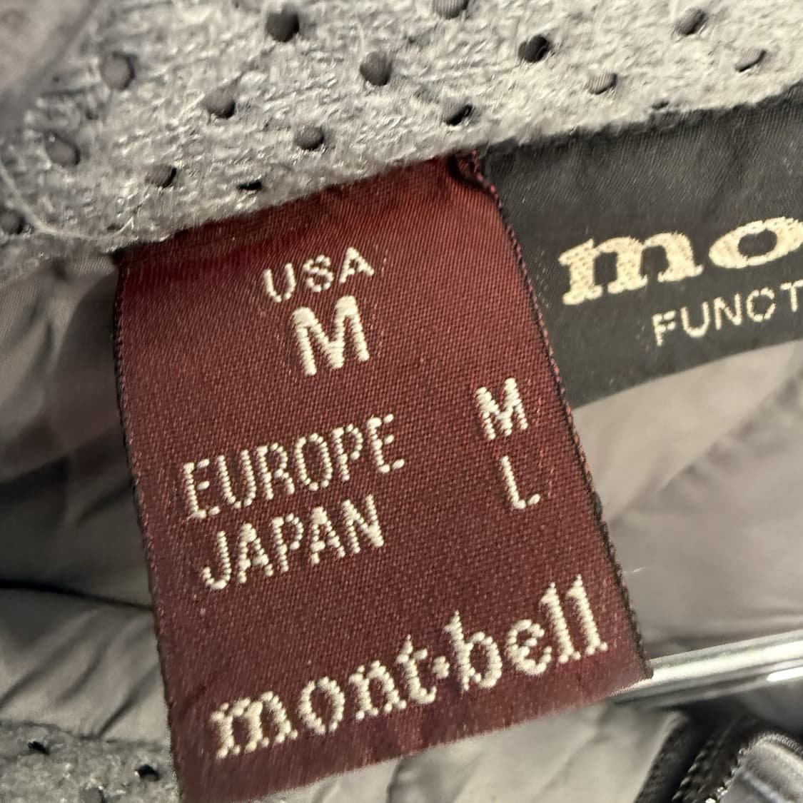 10s 몽벨 경량패딩 블랙 상품이미지4