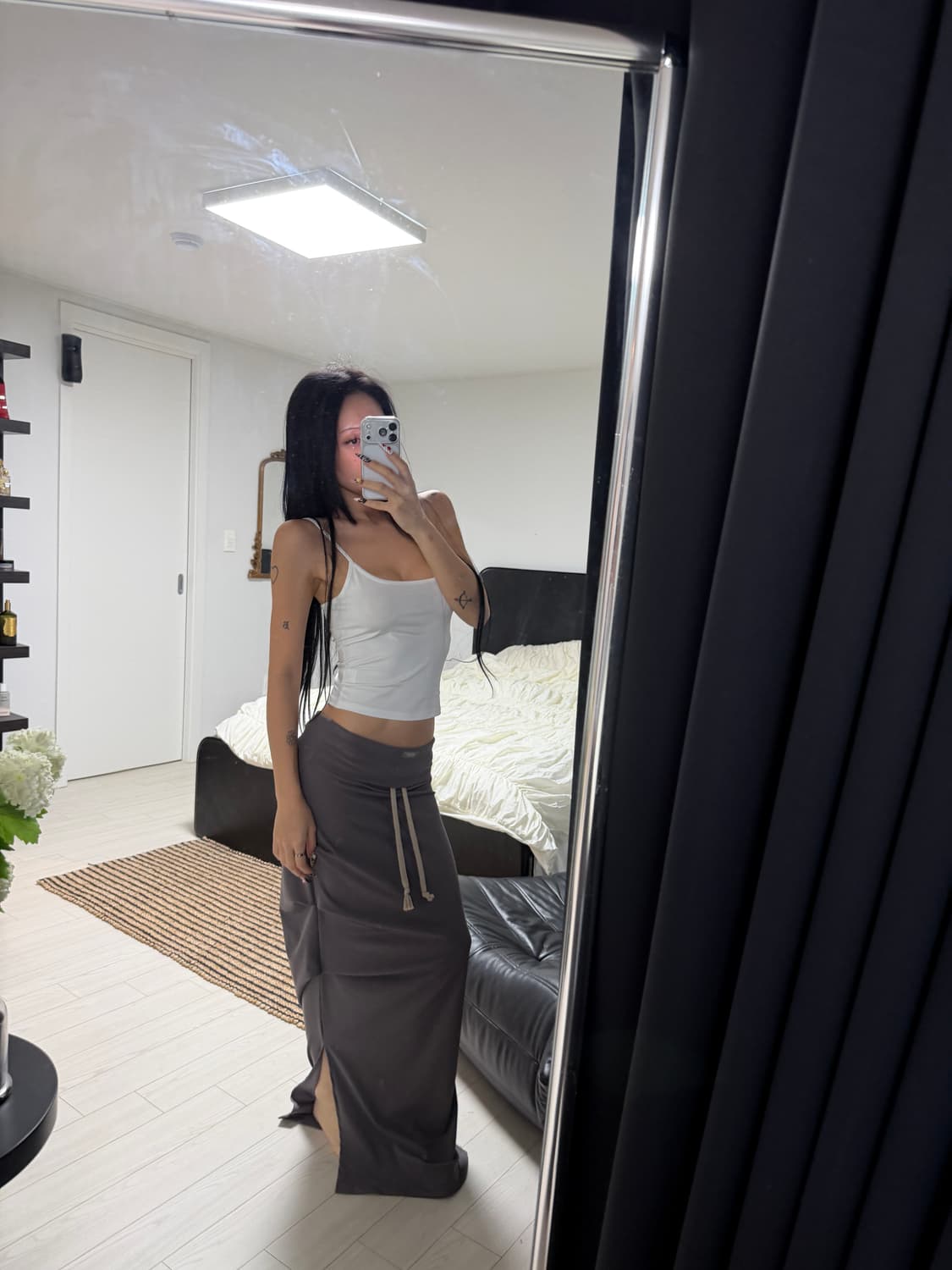 Odor jersey skirt 상품이미지5