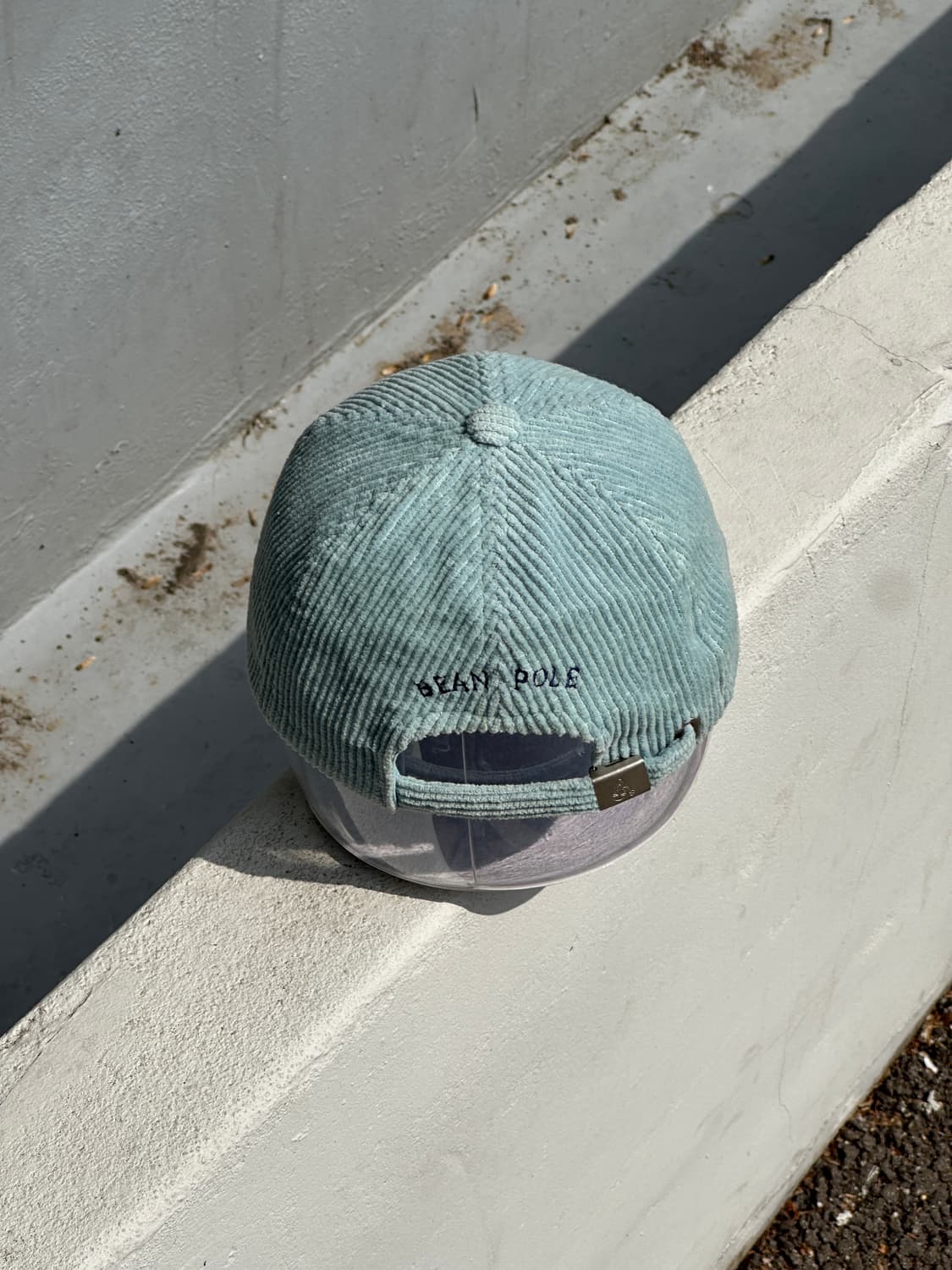 [M] 빈폴 로고 블루톤 코듀로이 볼캡 모자 상품이미지4