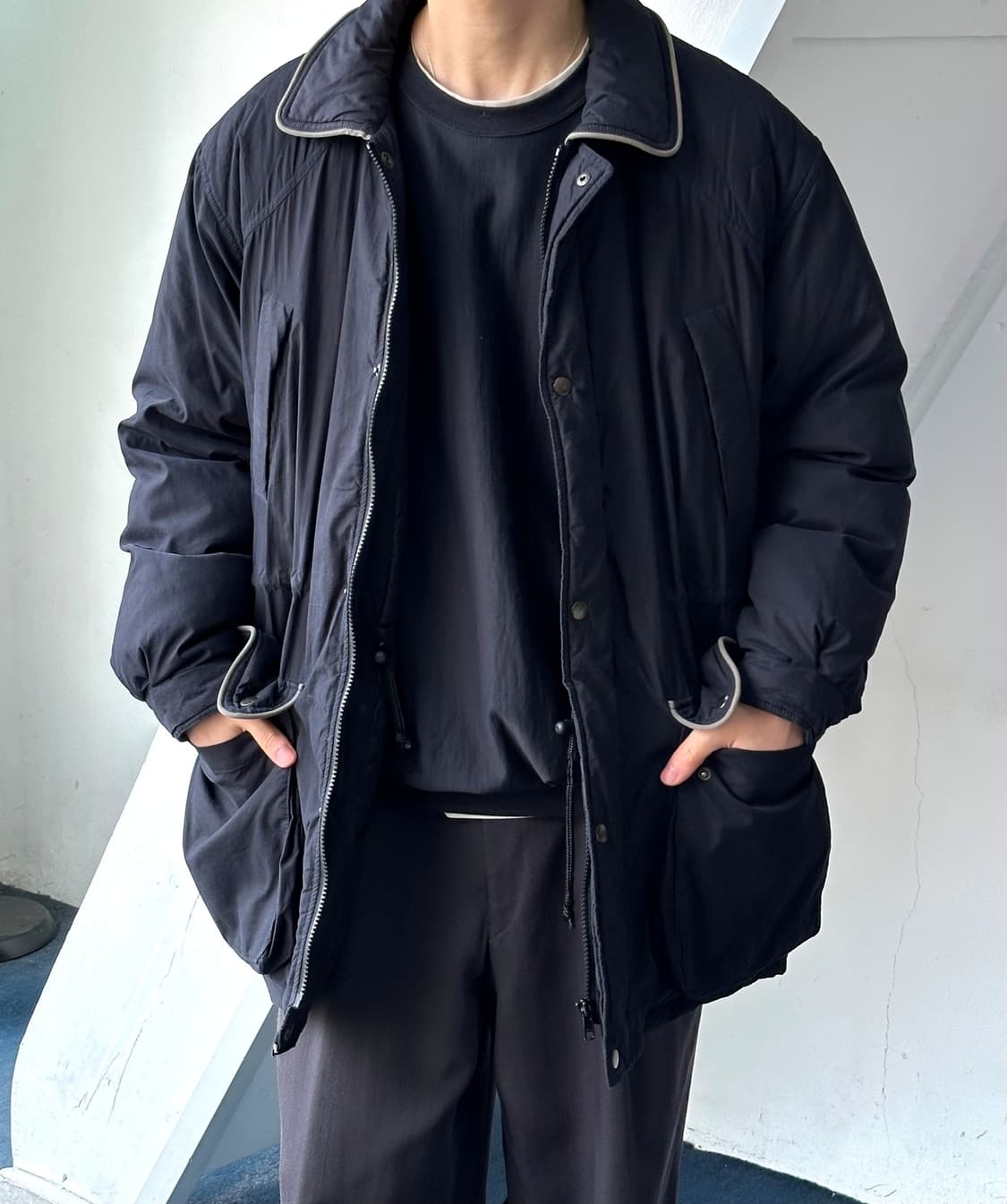 Down padded mil design jacket 상품이미지4