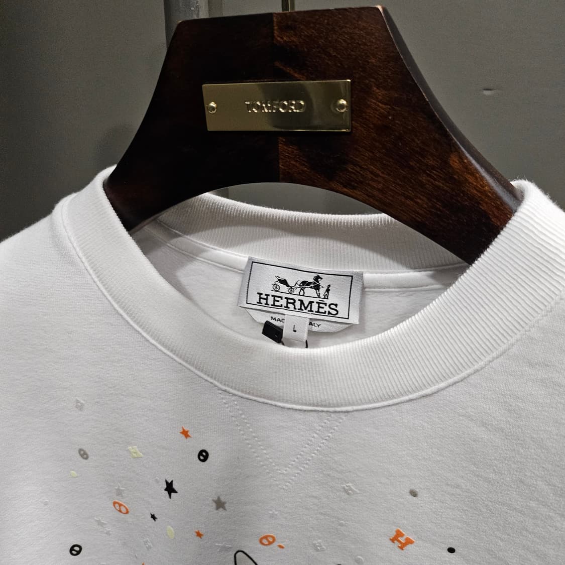 에르메스 부아뜨 서프라이즈 크루넥 스웨터 상품이미지5