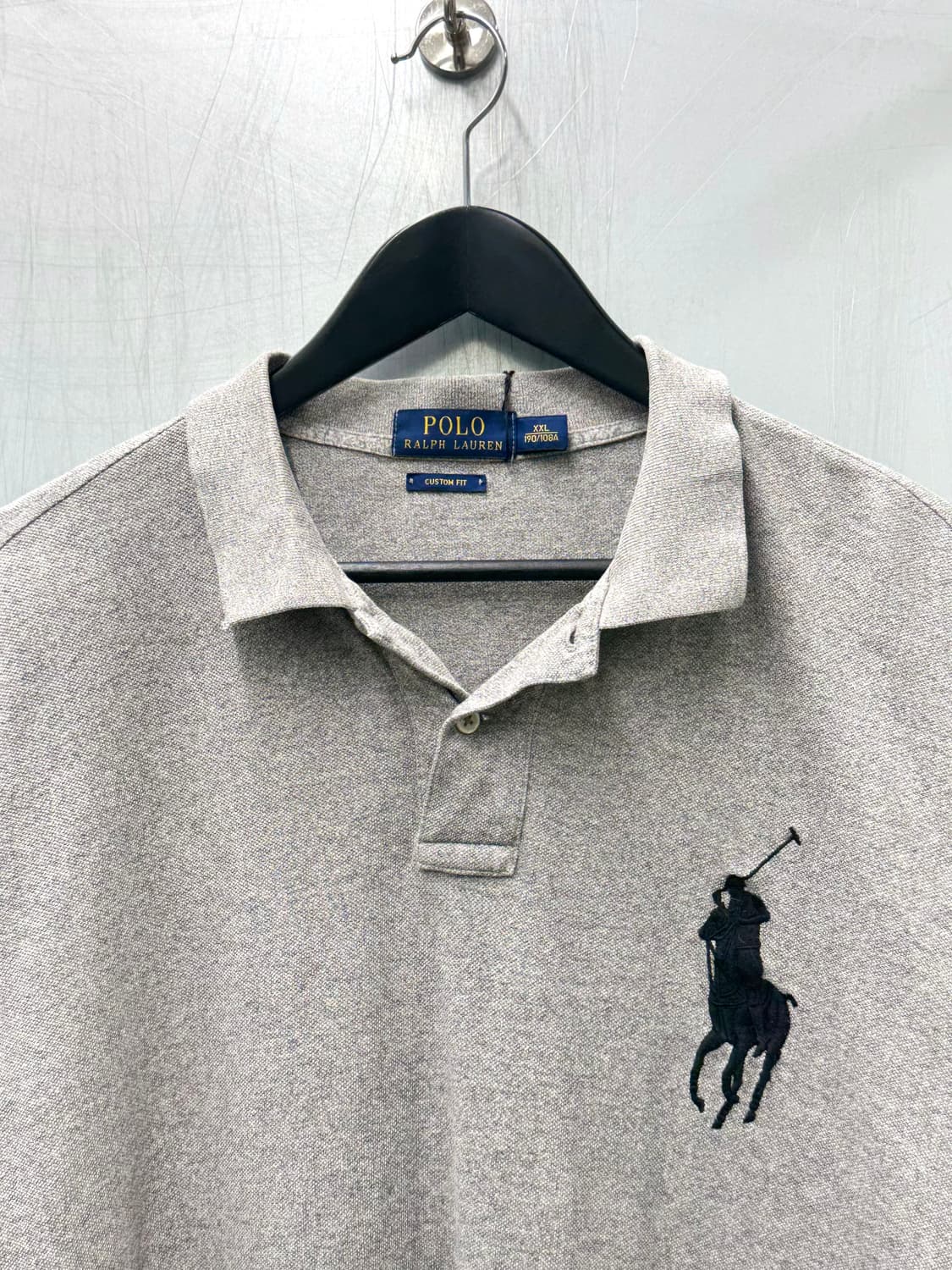 Polo 폴로 랄프로렌 그레이컬러 빅 포니 롱 슬리브 셔츠 상품이미지2