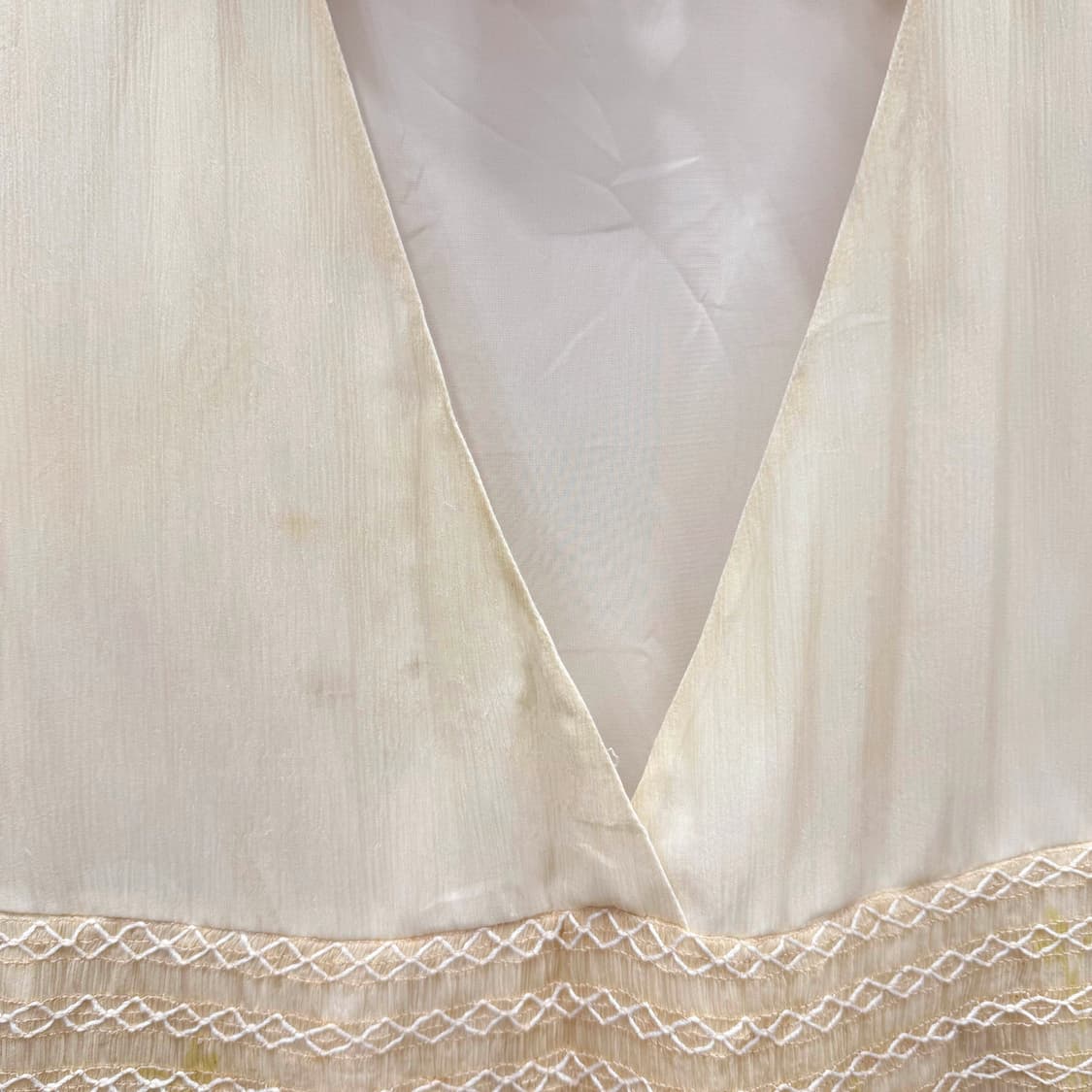 레드 발렌티노 플라워 타이 원피스 레이스 셔링 러플 소매 멀티컬러 상품이미지10