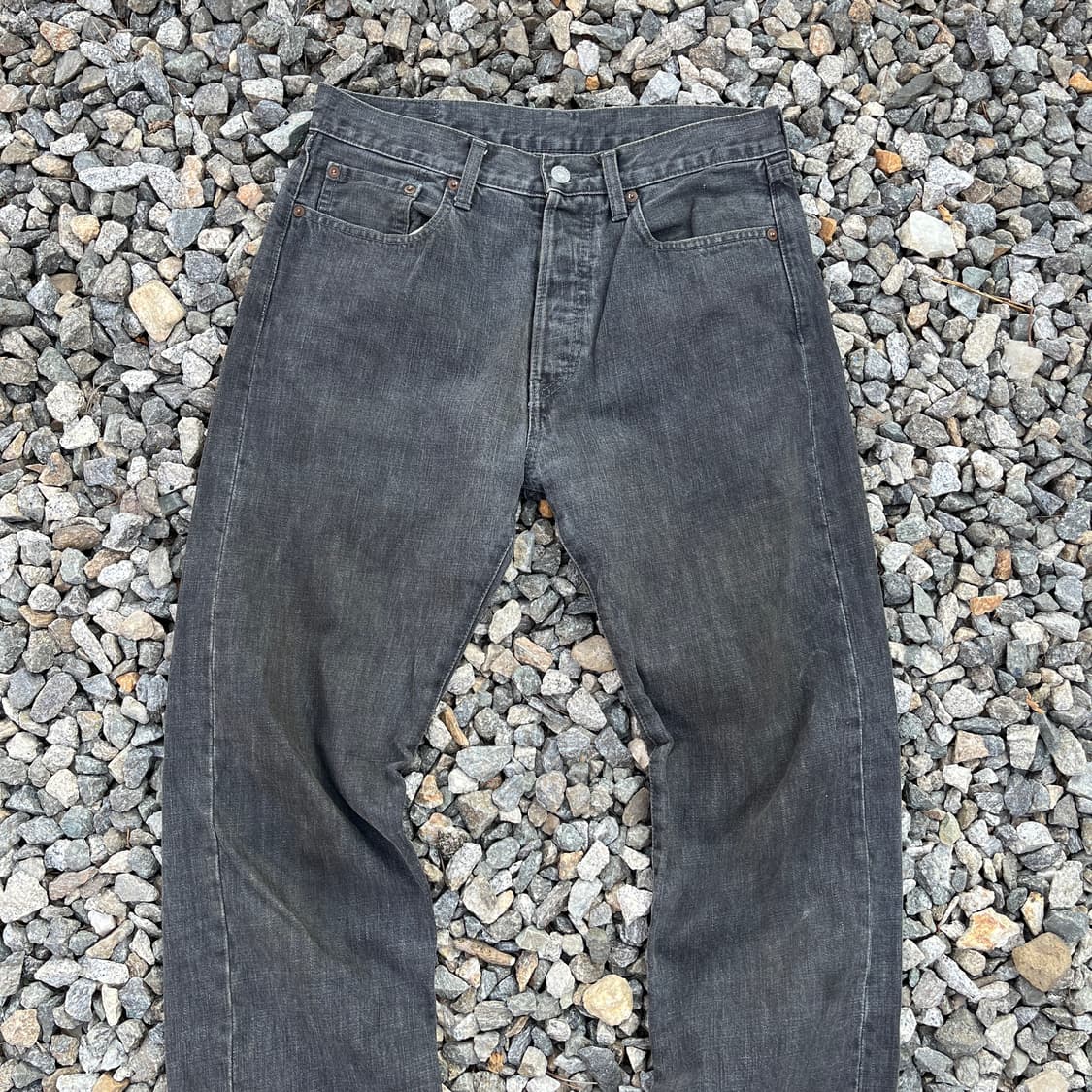 Tabloid News(made japan) 빈티지 흑청 데님(실측확인) 상품이미지3