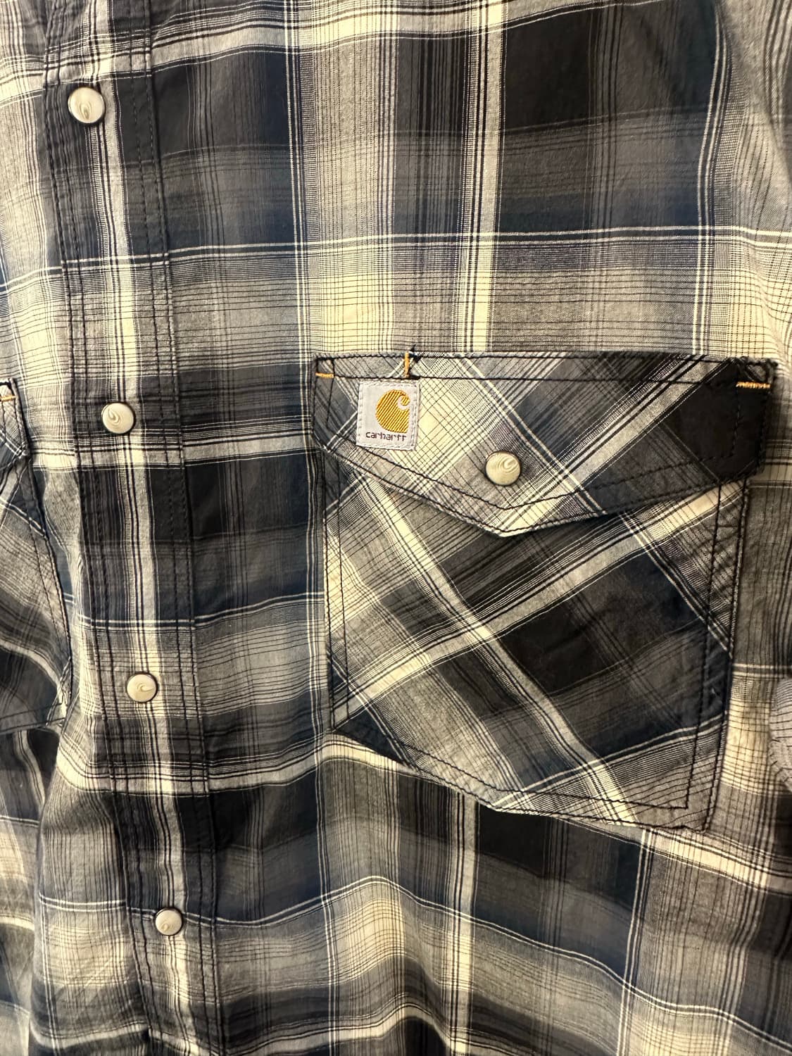 CARHARTT 칼하트 체크 반팔셔츠 상품이미지3
