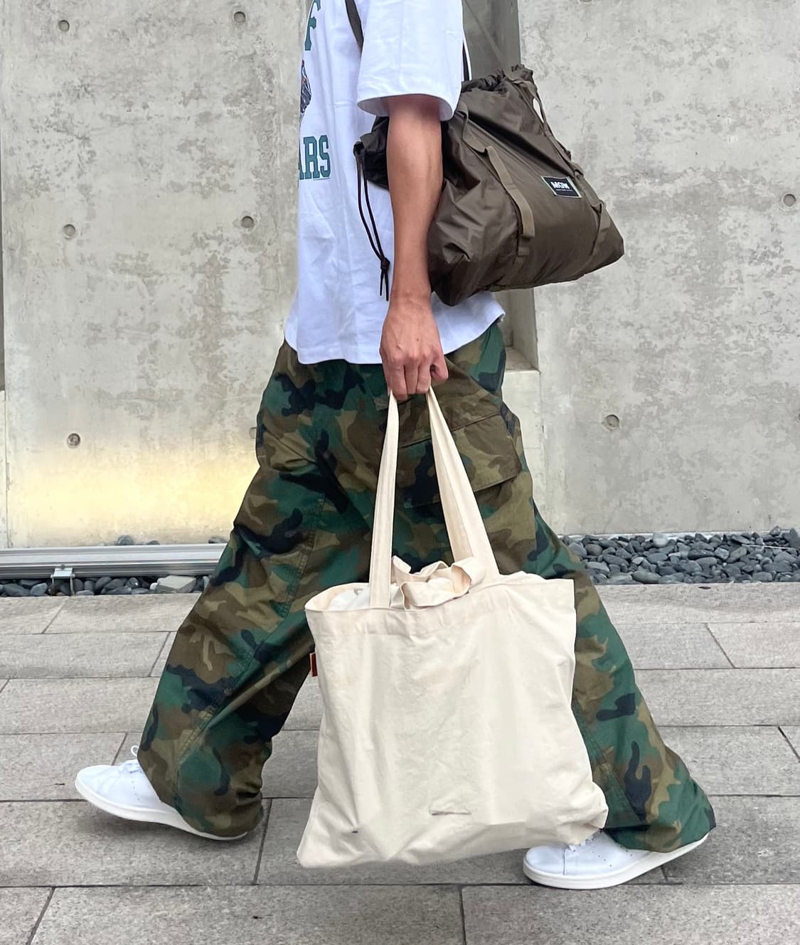 BEAMS 립스탑 카고 포켓 팬츠(카모) 상품이미지6