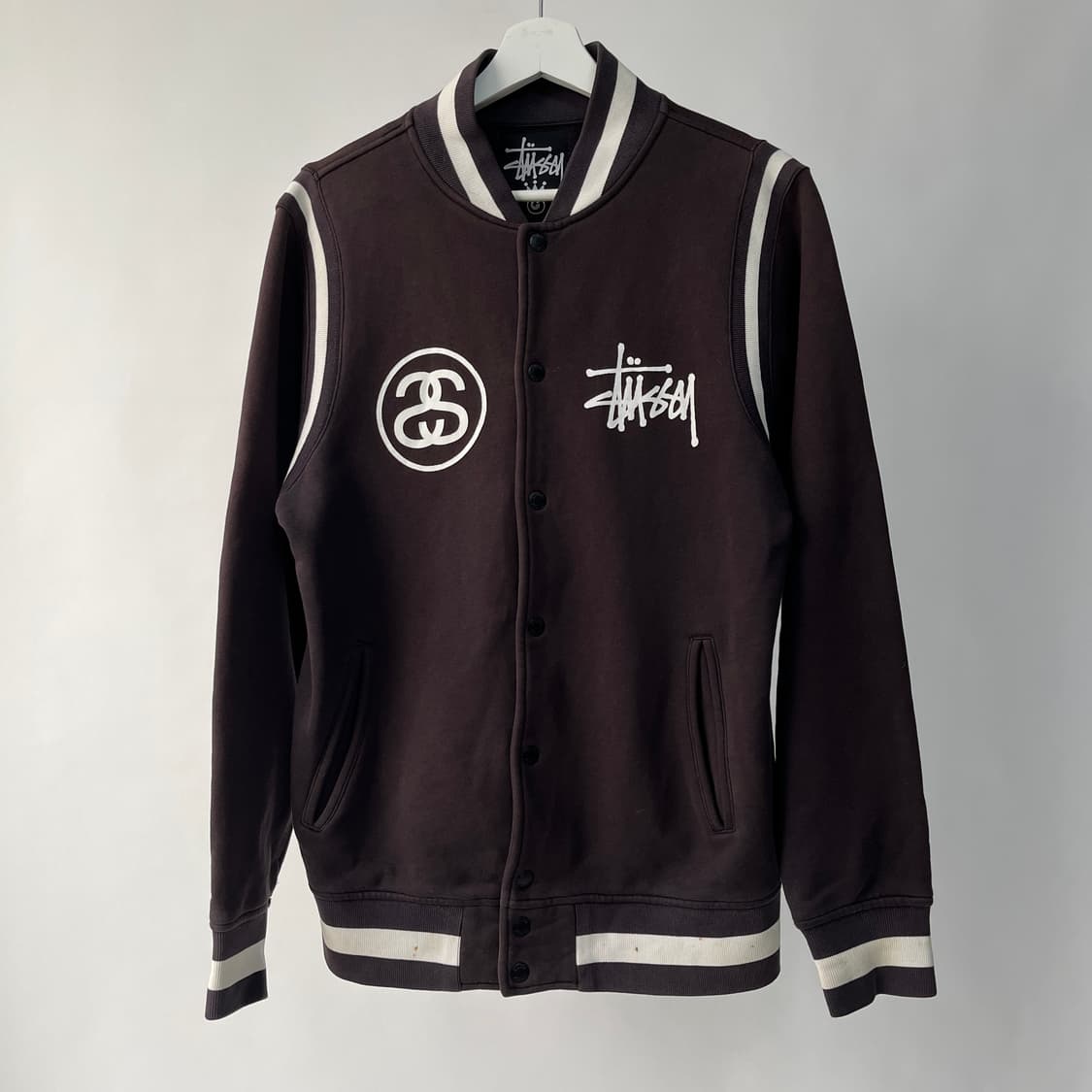 Stussy cotton 100% Varsity Jacket 상품이미지3