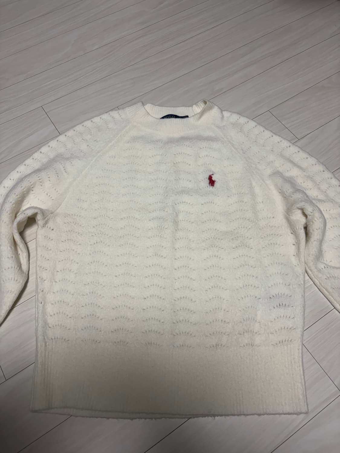 폴로 펀칭 니트 상품이미지2