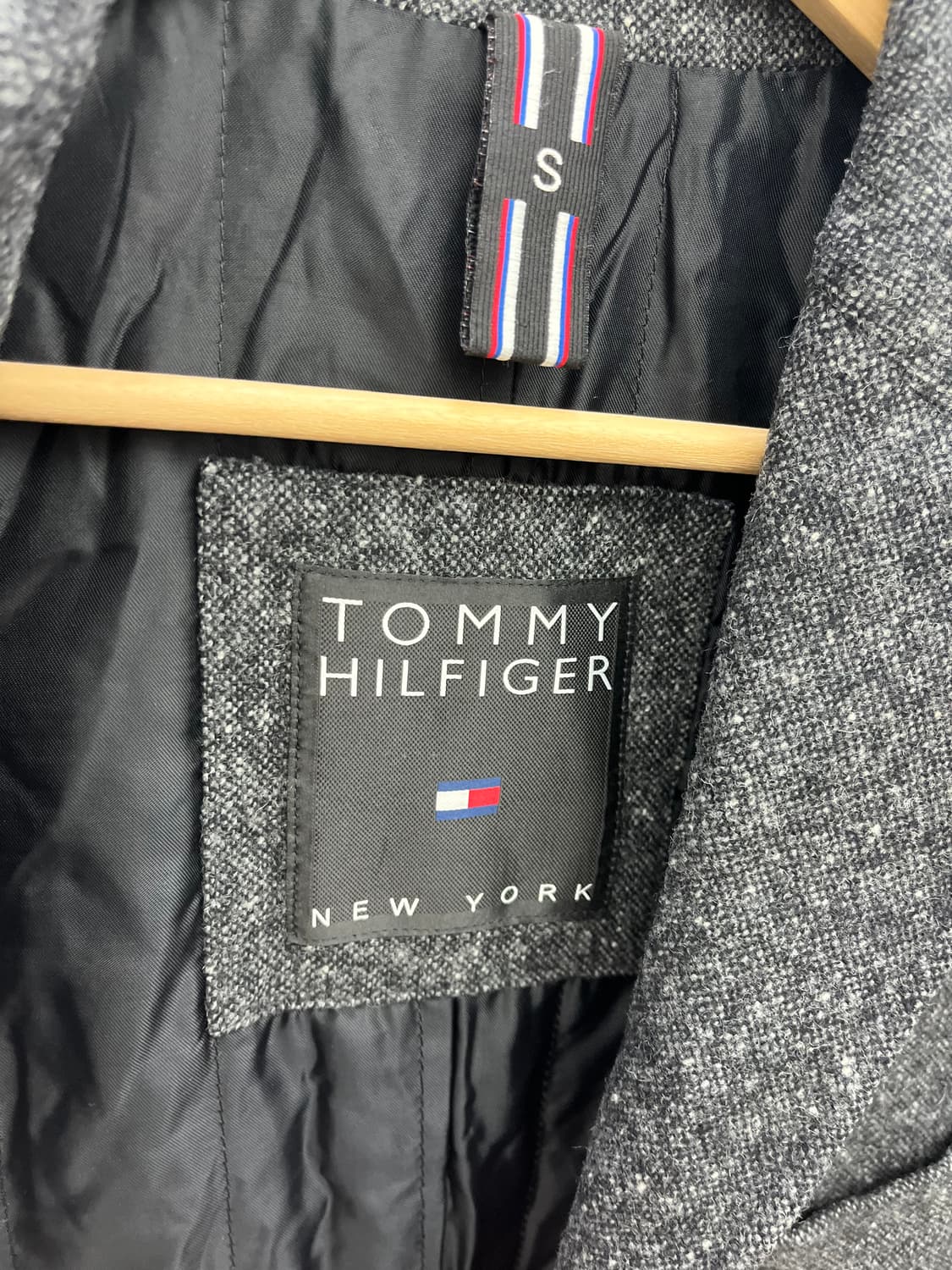 타미힐피거 그레이 모직 코트 상품이미지4