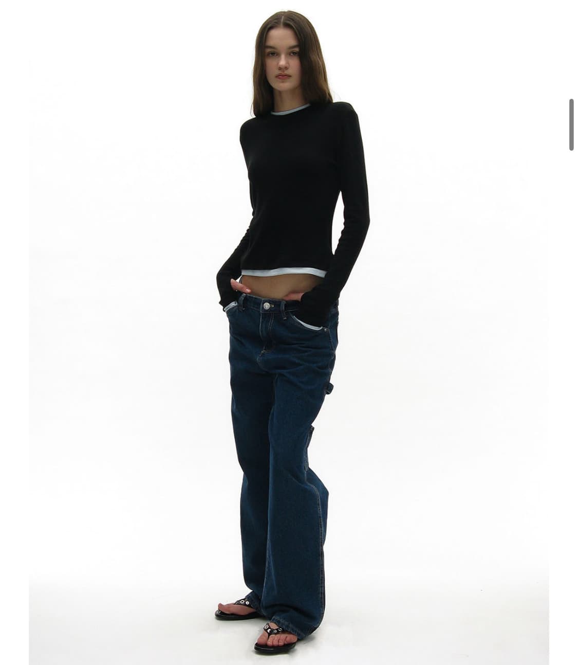 파르티멘토우먼 더블레이어드 롱슬리브 상품이미지2