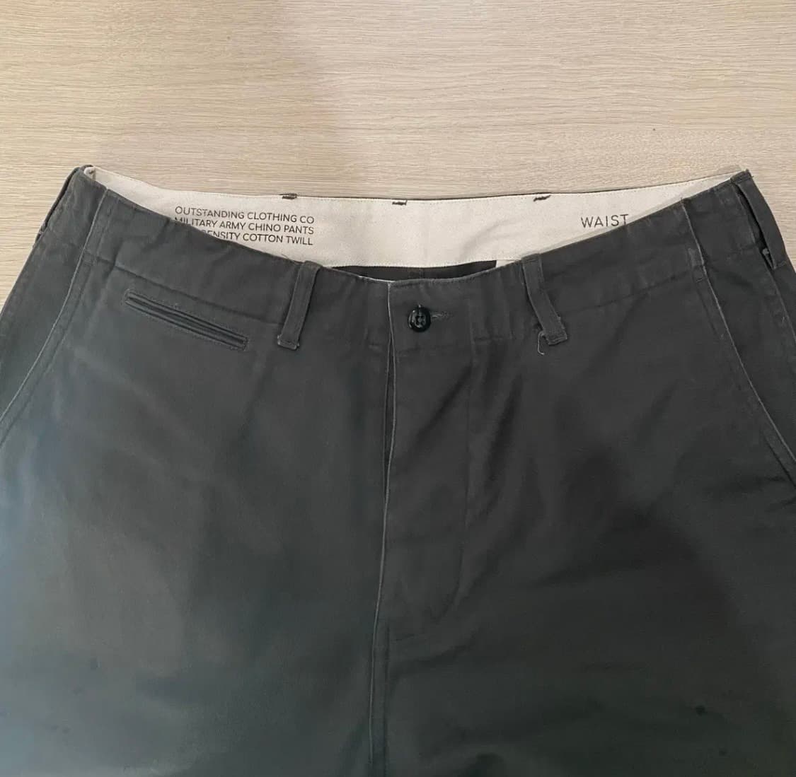 아웃스탠딩 오피서 치노 팬츠 (올리브/34) 상품이미지5