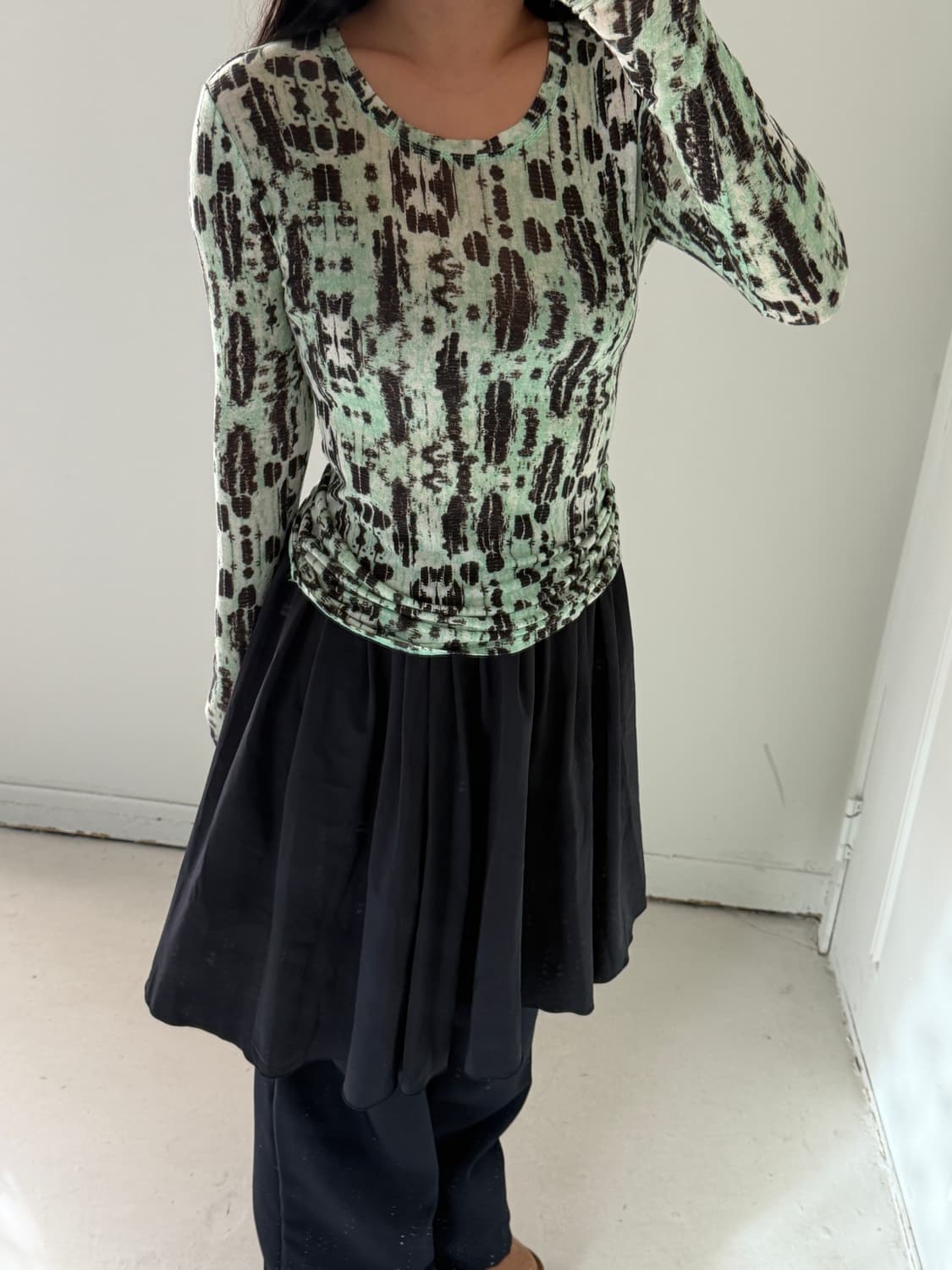 BCBG MAXAZRIA 패턴 롱슬리브 상품이미지3