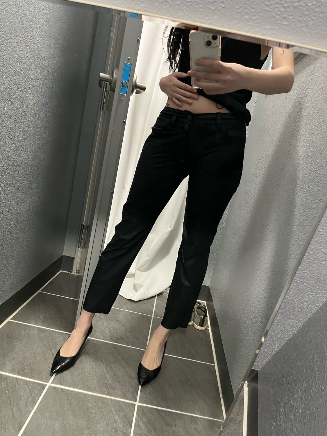 커런트 엘리엇 boyfriend black jean 상품이미지1