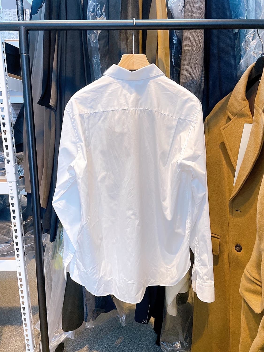 (정품/새상품) 팜 엔젤스 공용 레터링 화이트 셔츠 상품이미지4