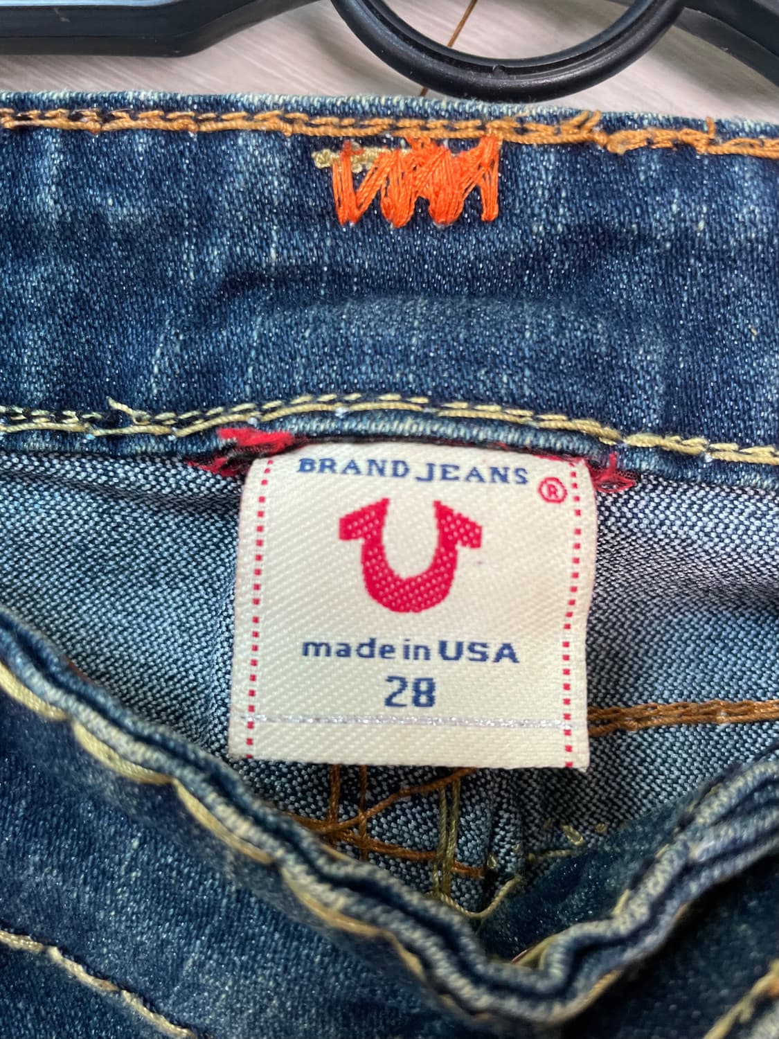 True Religion 데님 7부 팬츠(Made in USA) 상품이미지7
