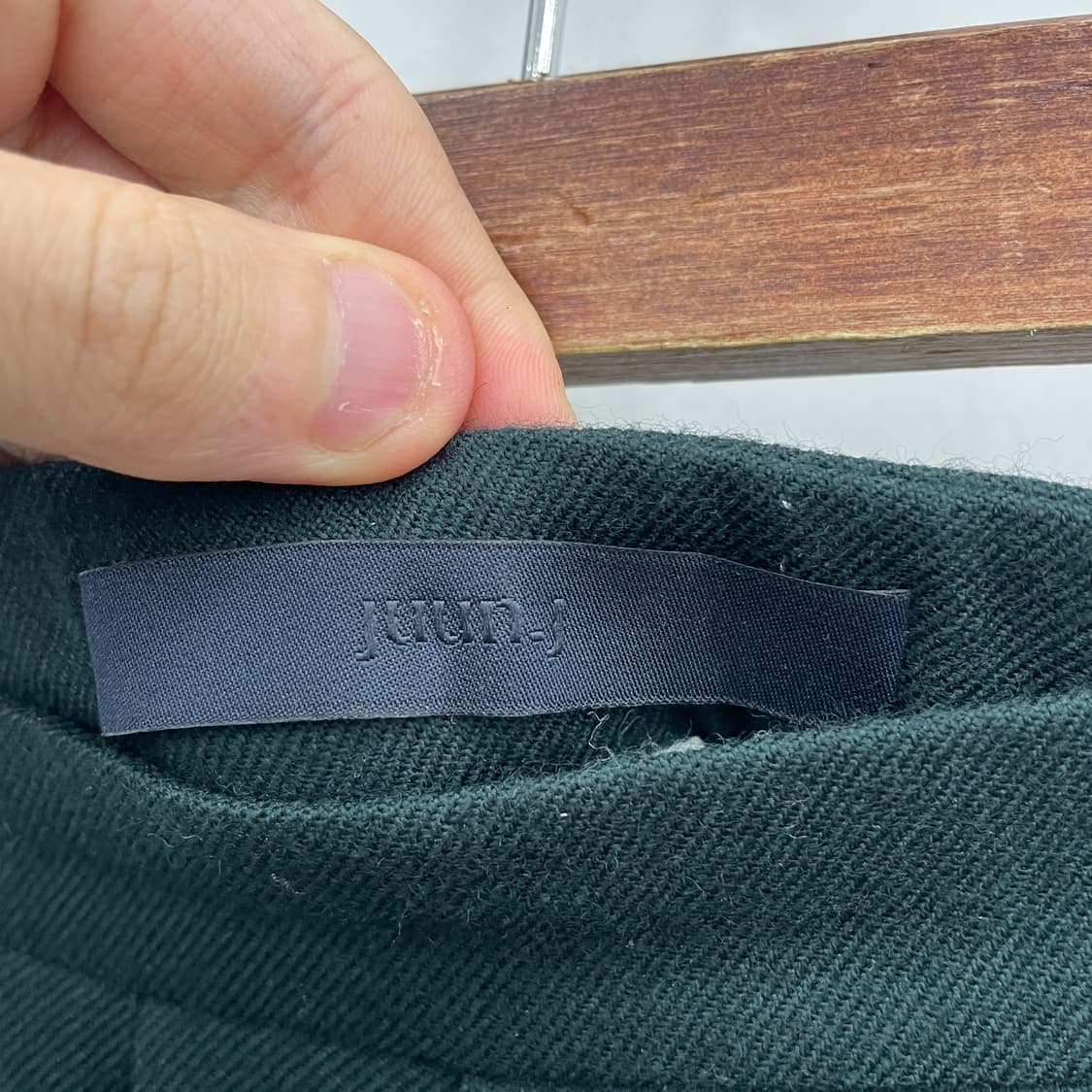 준지 비대칭 언발란스 플리츠 롱 스커트 상품이미지5