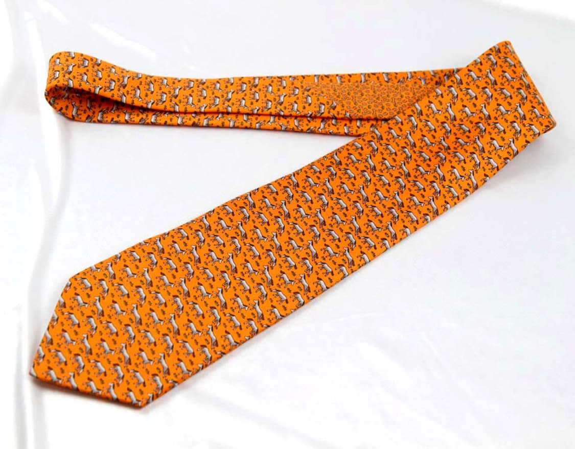 에르메스 9.2cm A+등급 남자 명품 넥타이 상품이미지3