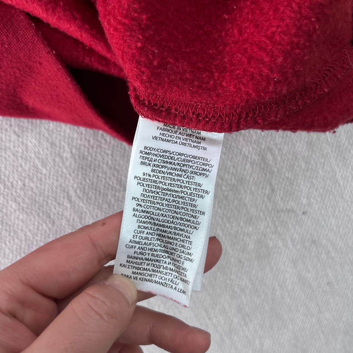 105 폴로랄프로렌 스펠아웃 성조기 버건디 후드티 상품이미지6