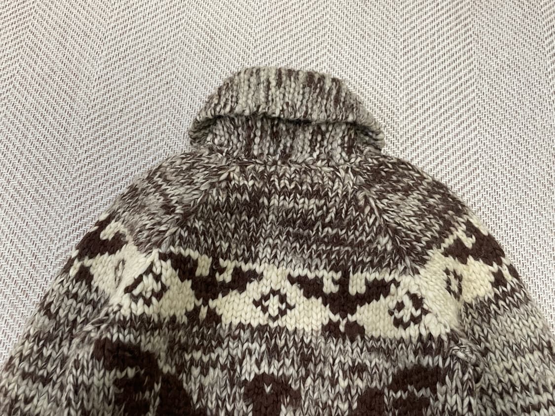 빈티지 캐나다 헤비 코위찬 니트 집업 J03585 상품이미지9