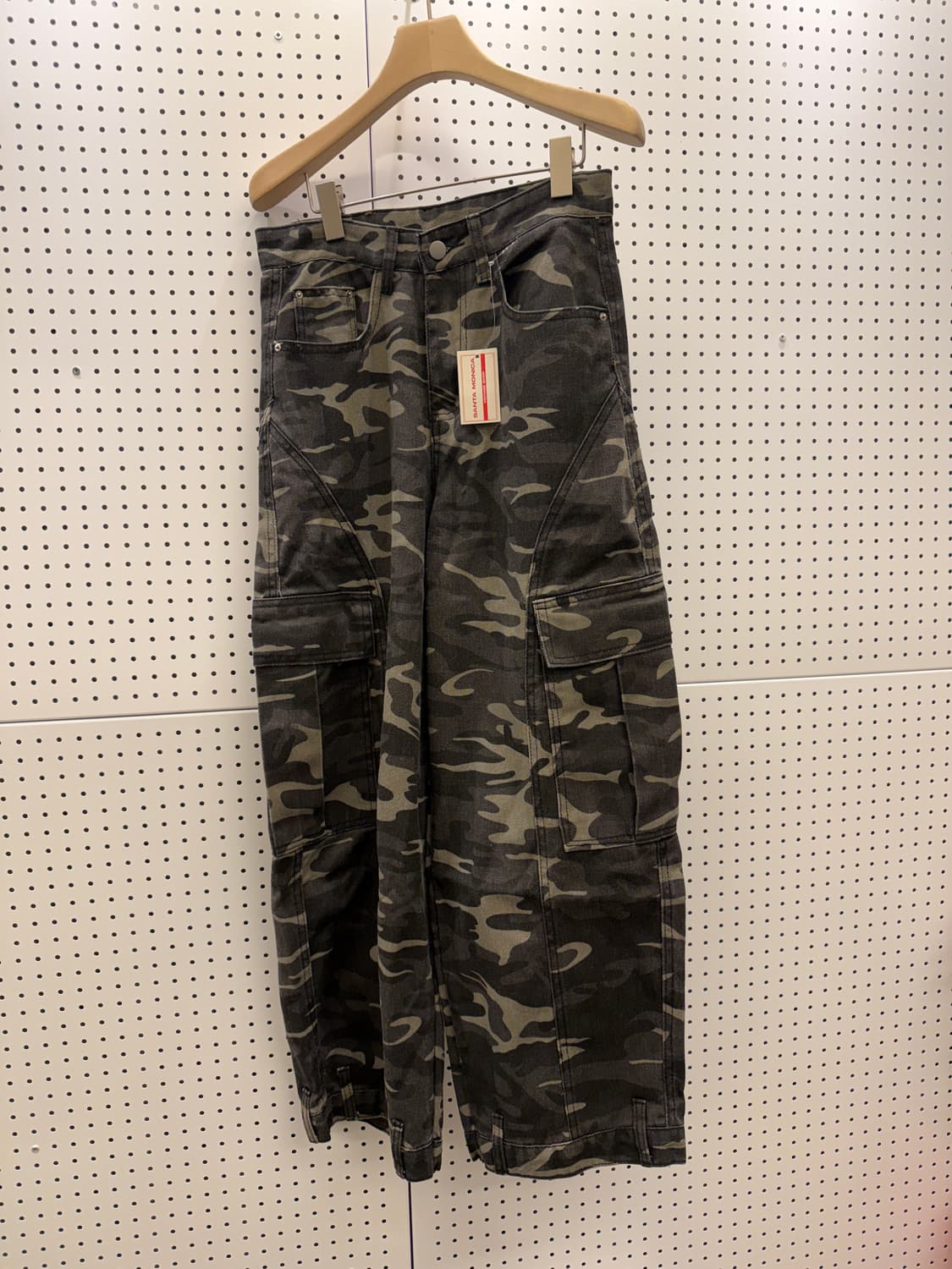 빈티지 카모 커브드 코튼 팬츠 U692 상품이미지3