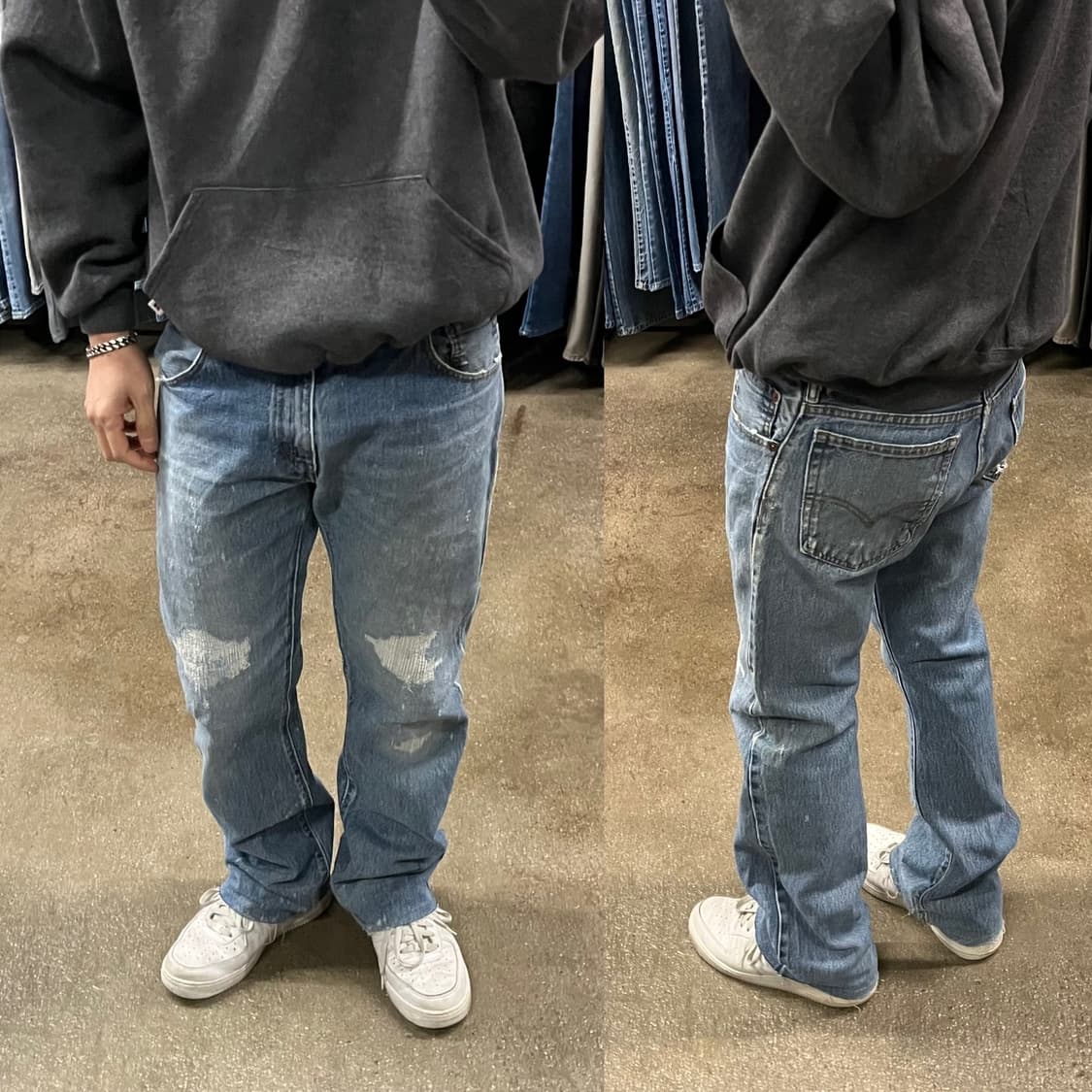 Levis517 리페어 데님 부츠컷 (32“) 상품이미지6