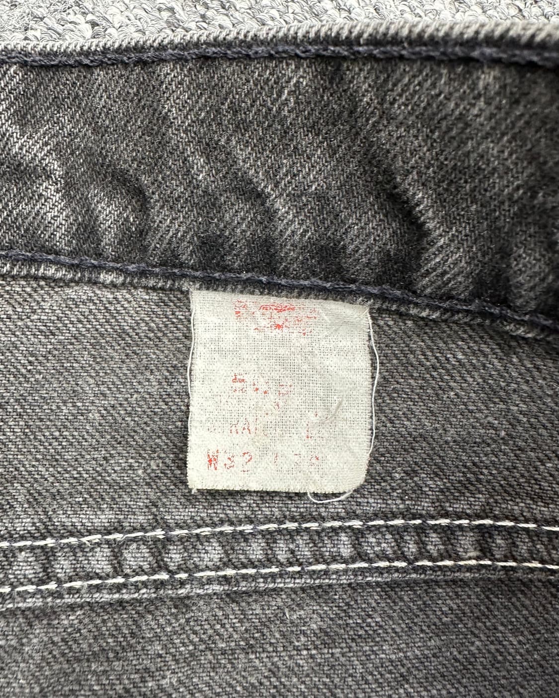 (허단41)90'S 리바이스 USA 505 흑청-M1778 상품이미지5