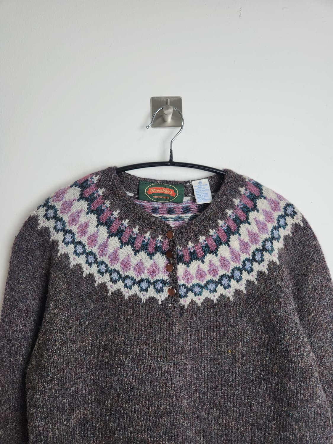 패턴 울 니트 상품이미지7