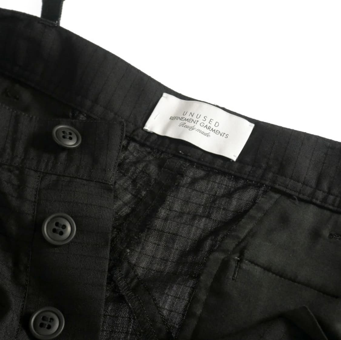 언유즈드 모헤어 울 립스톱 유틸리티 카고 팬츠 상품이미지8