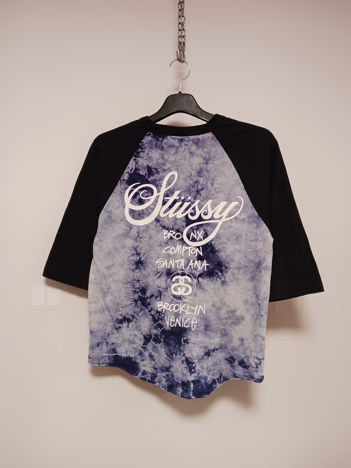 스투시 빈티지 월드투어 타이다이 레글런 티셔츠 상품이미지5