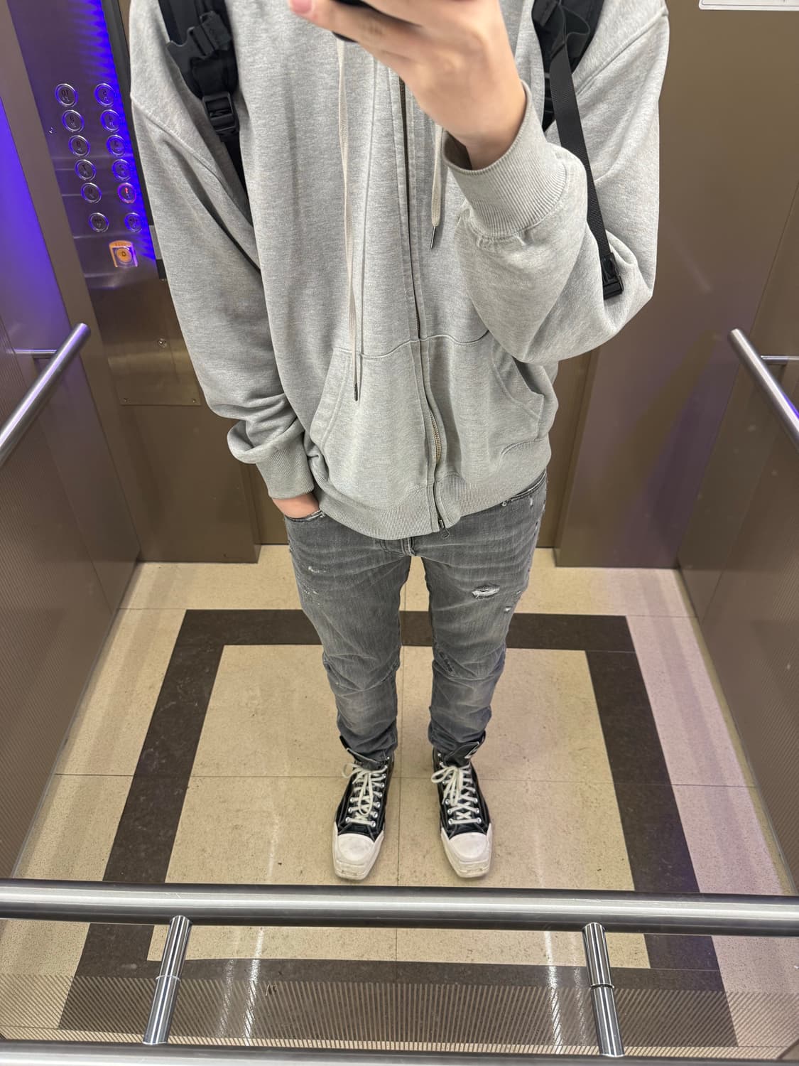 Balmain 피닉스 그레이 데카르넹 데님 30 상품이미지4