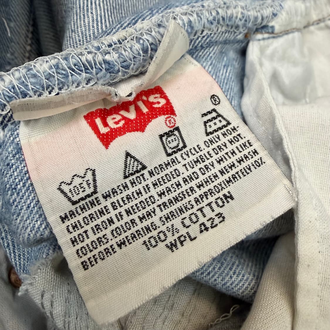 90s levis made in usa 리바이스 빈티지 데님  상품이미지4