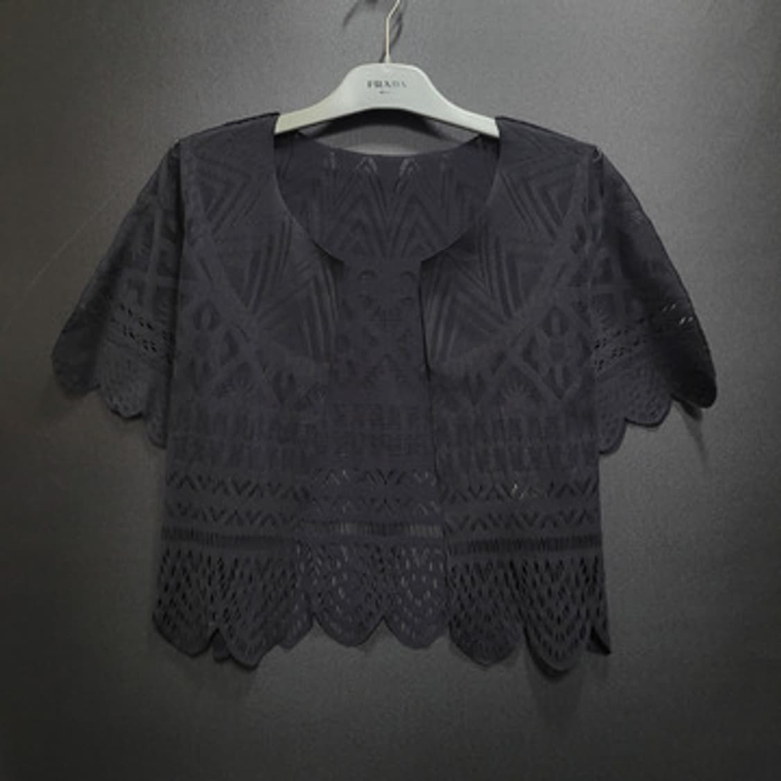 PLEATS PLEASE 플리츠플리즈 시스룩 오픈 가디건 상품이미지1