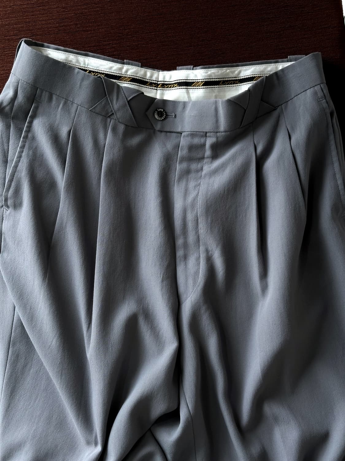 JPN Made brushed poly 2 pleats trousers 상품이미지3
