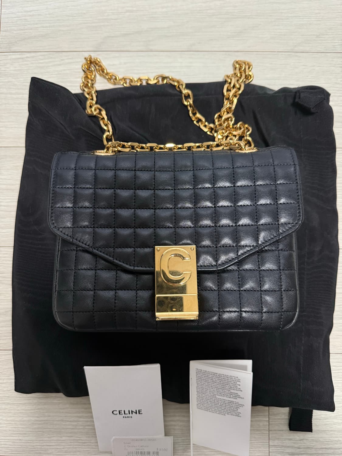 셀린느 c로고 퀼팅 체인백 상품이미지7
