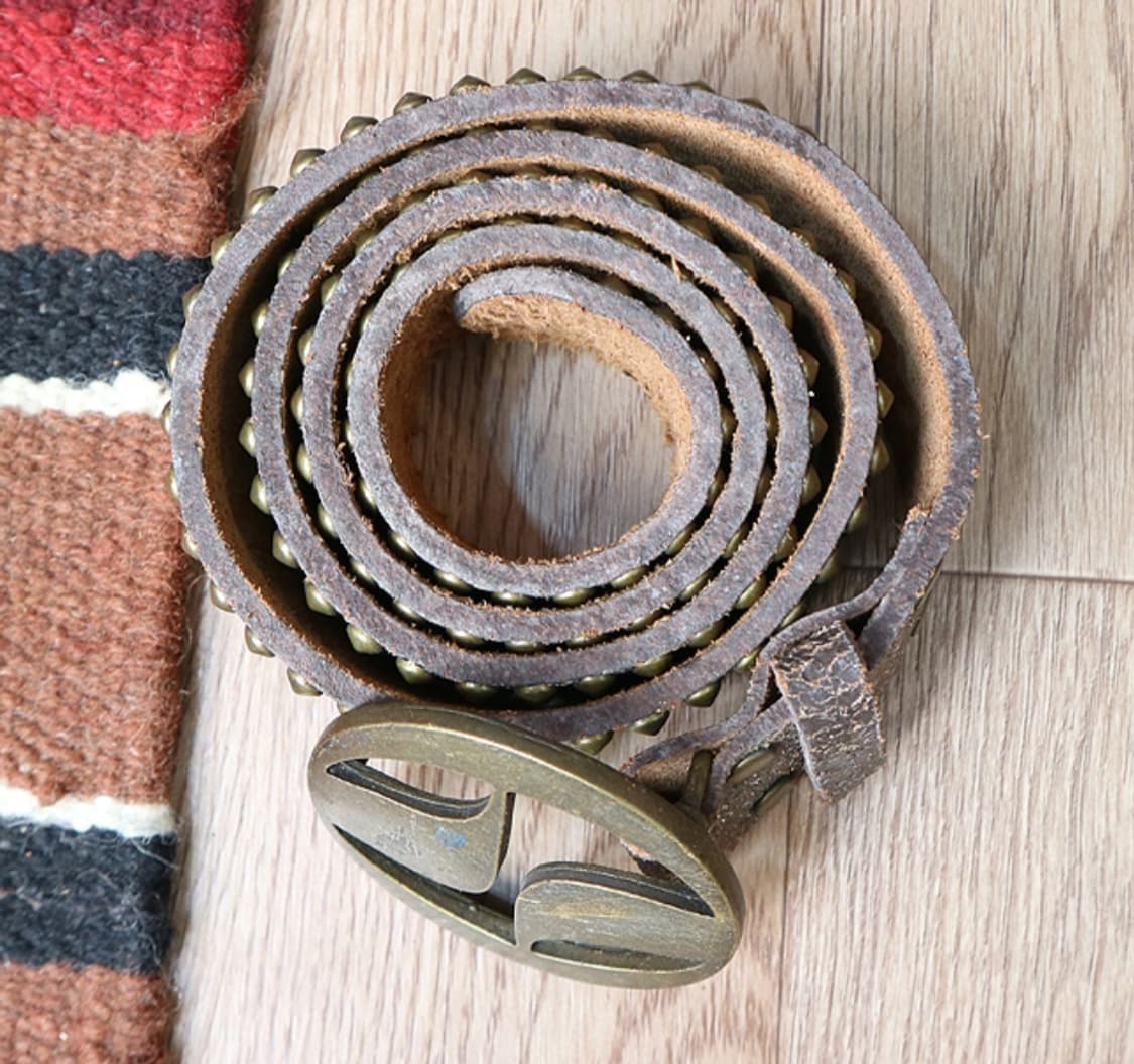 일본판 핸드메이드 징 가죽 벨트  29-33  상품이미지2