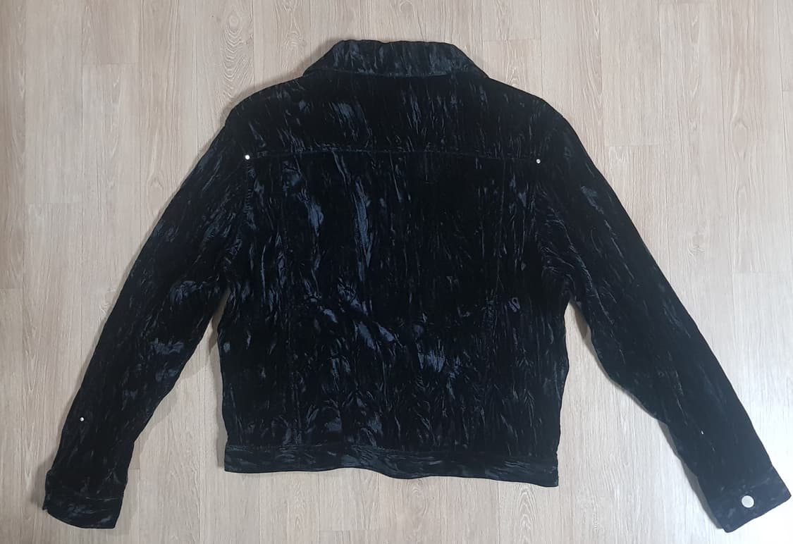 youth pleated stud trucker jacket 상품이미지2