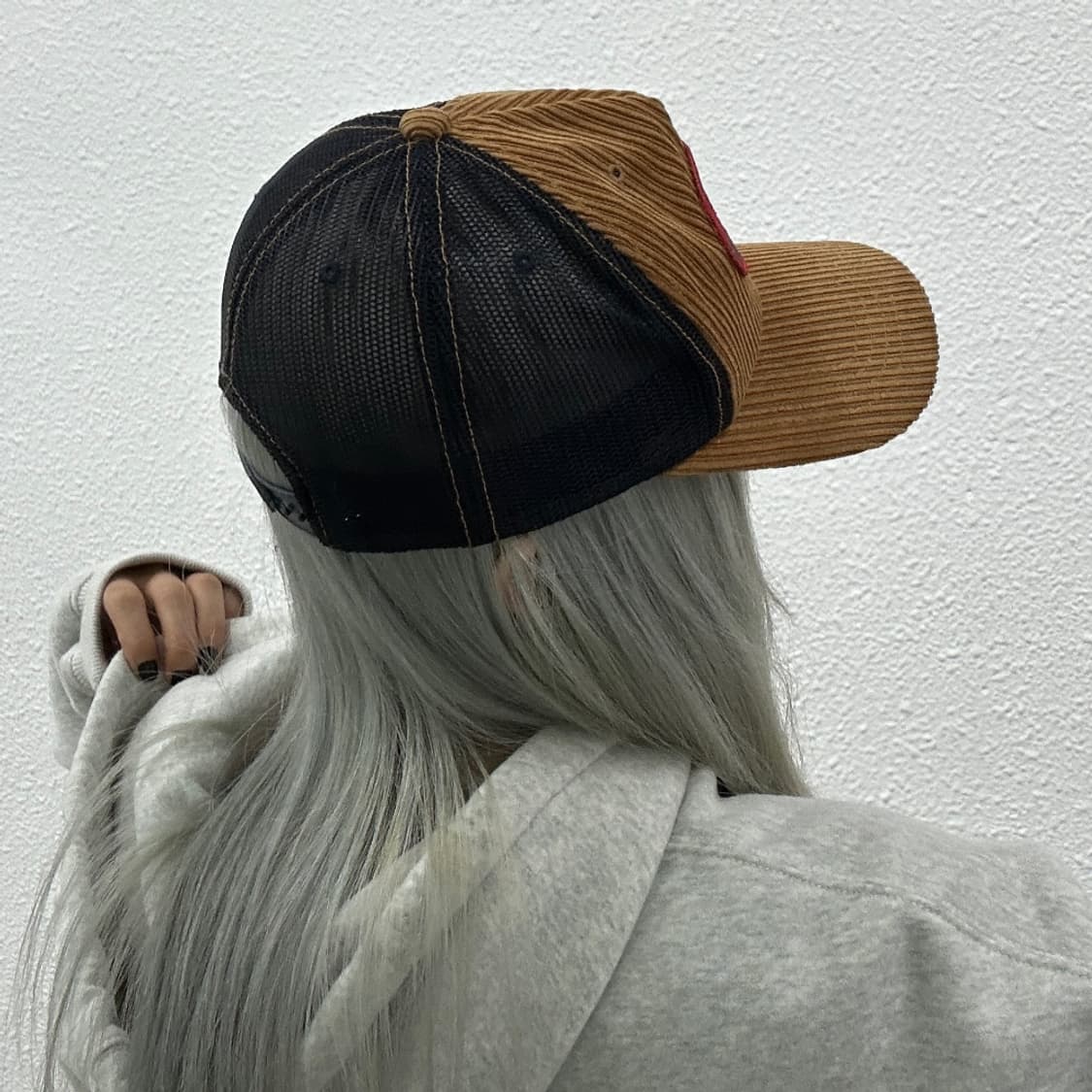 본더치 y2k 코듀로이 브라운 볼캡 상품이미지2