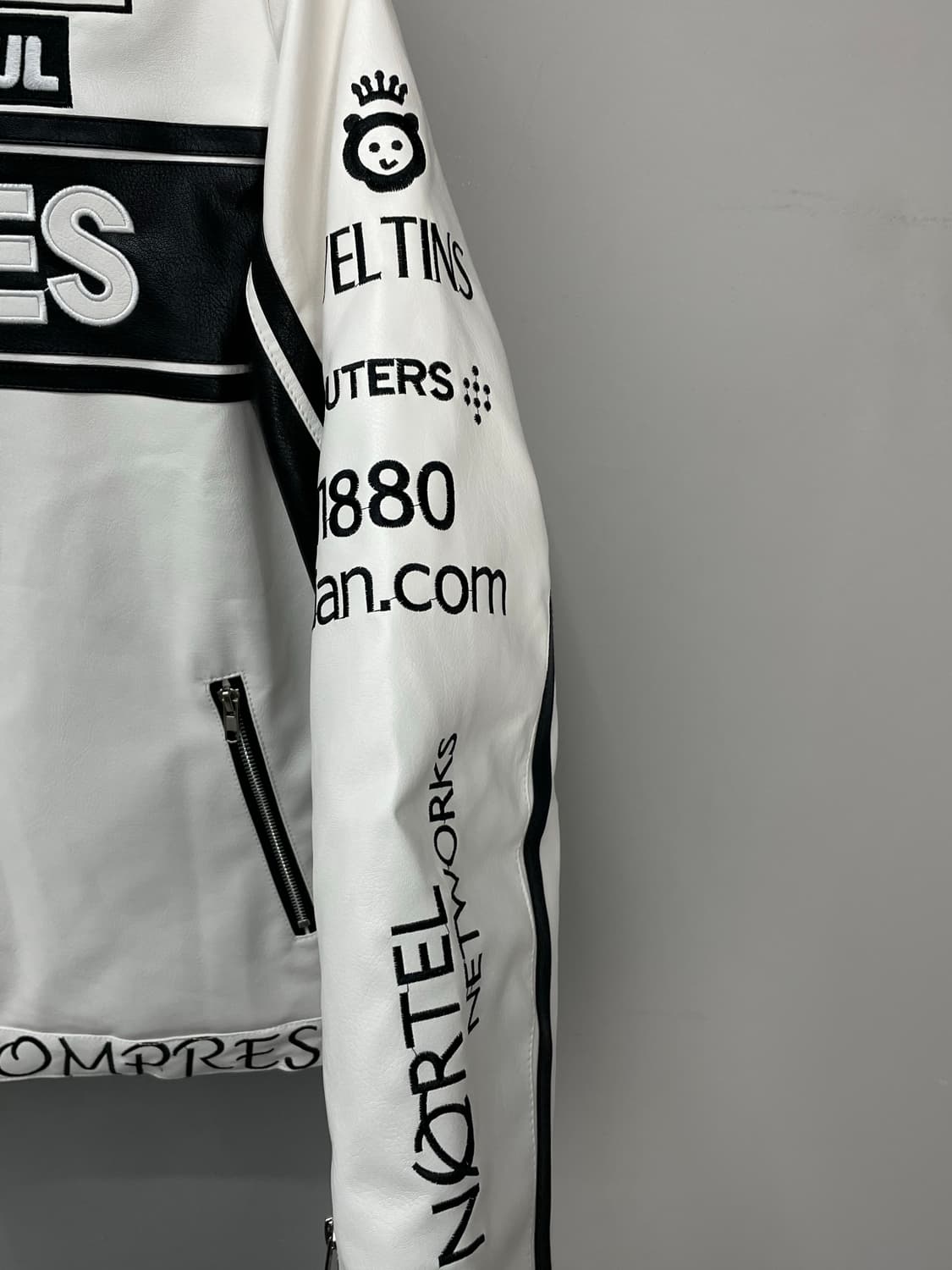 메르세데스 벤츠 바이크 가죽 자켓 H1384 상품이미지4