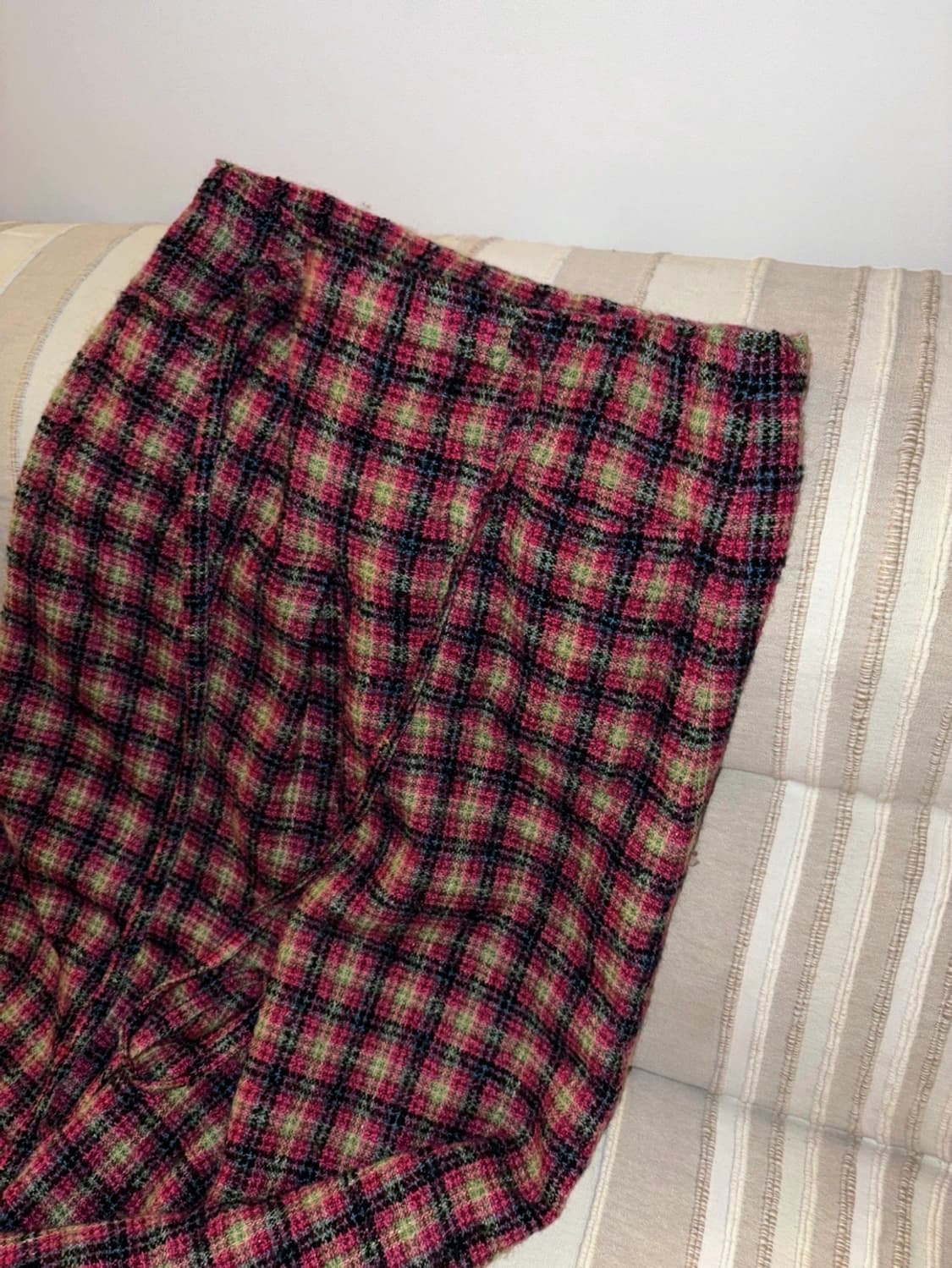 check patterned long skirt 상품이미지7