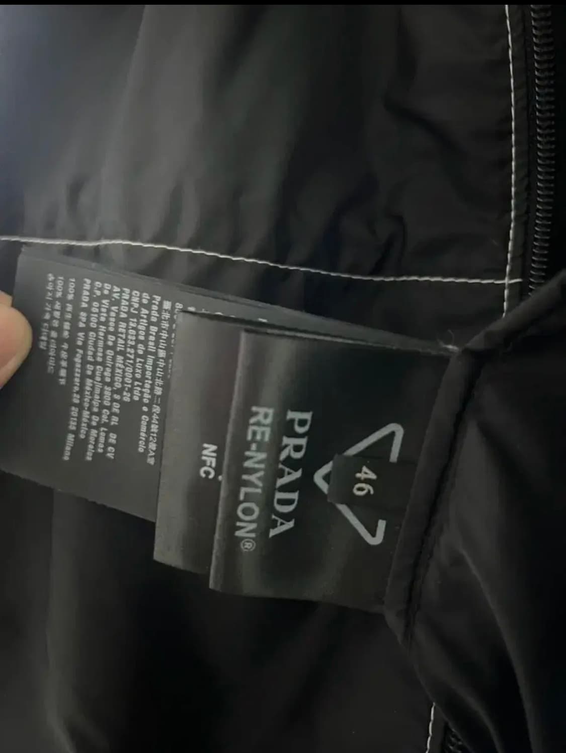 프라다 리나일론 자켓 상품이미지2