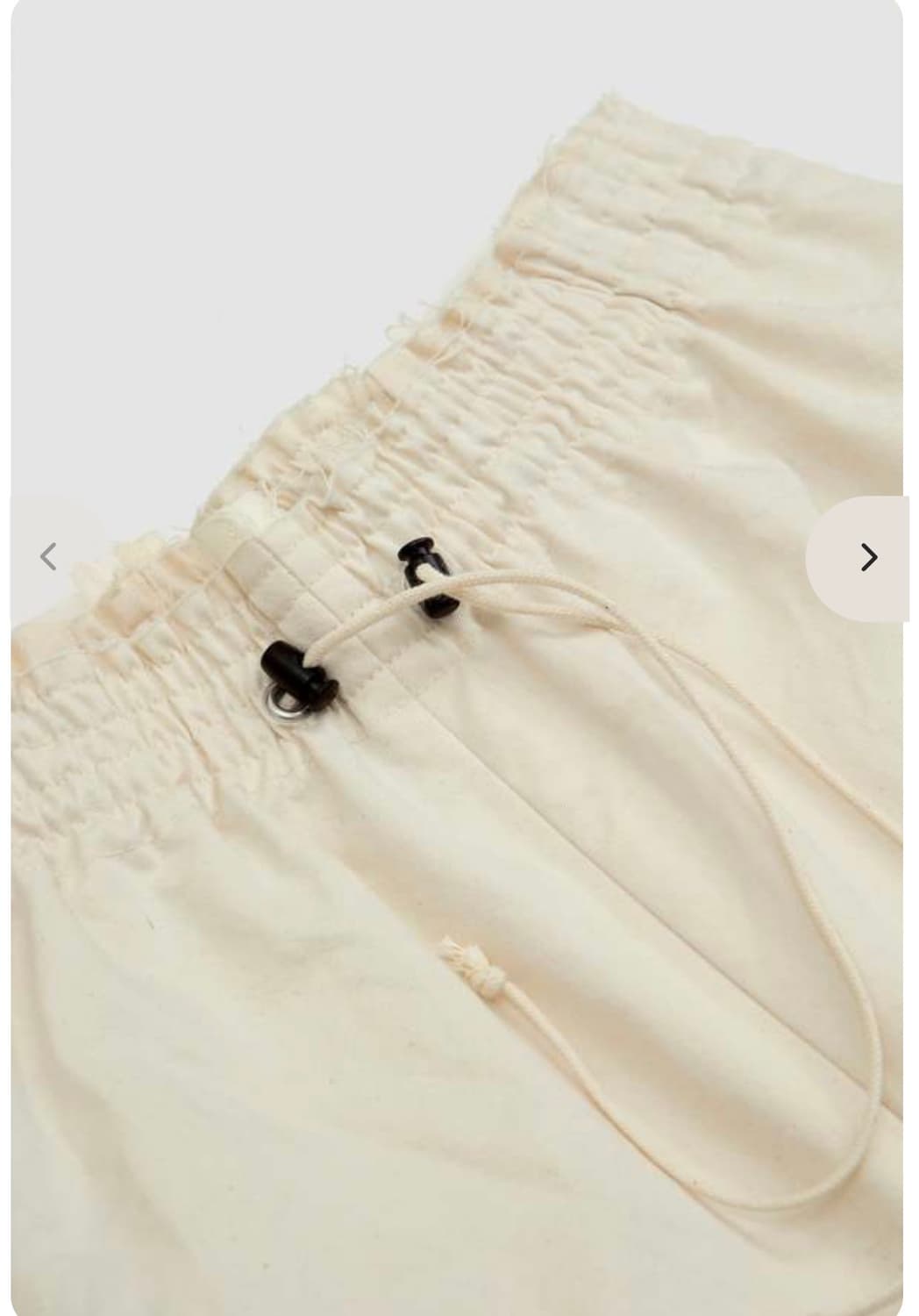 Camiel Fortgens Knee Shorts Off White 상품이미지2
