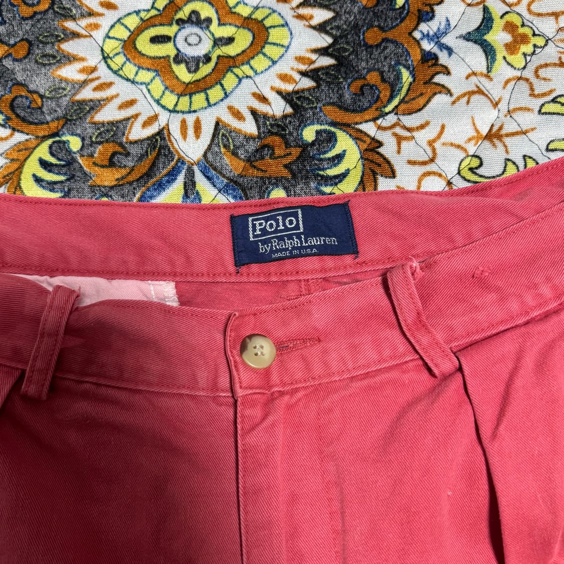 빈티지 8-90s 폴로 핑크 치노팬츠 상품이미지3