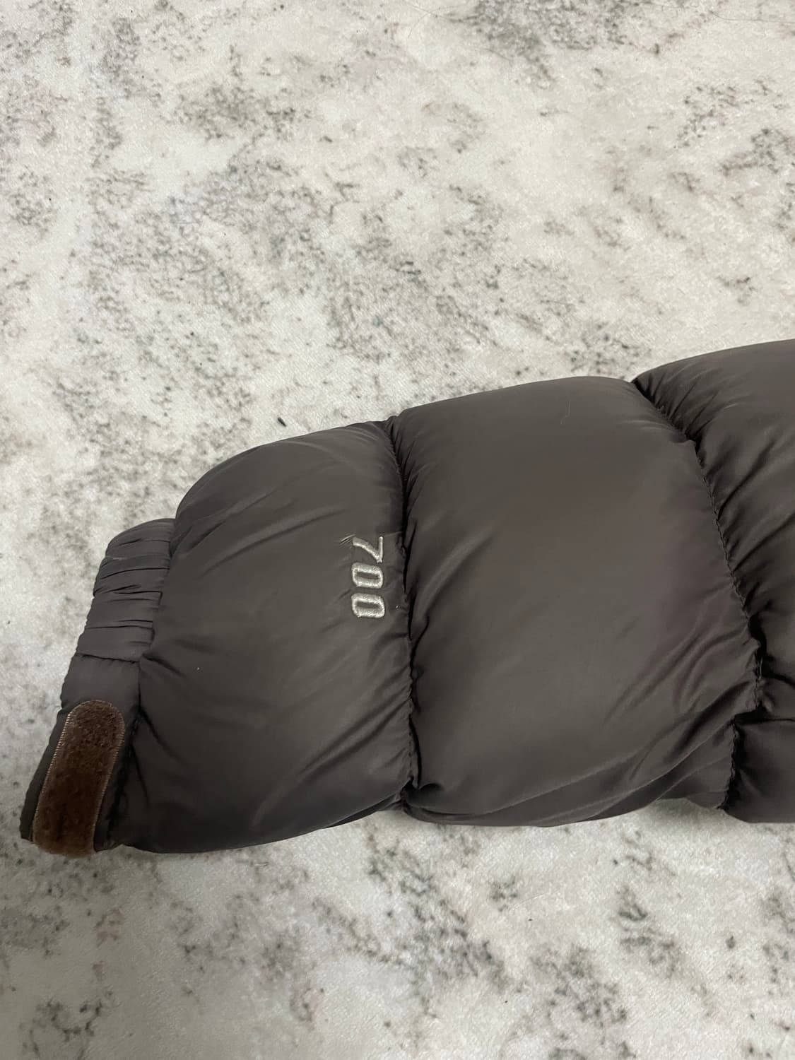 노스페이스 구스다운 롱패딩 갈색 90사이즈 상품이미지6