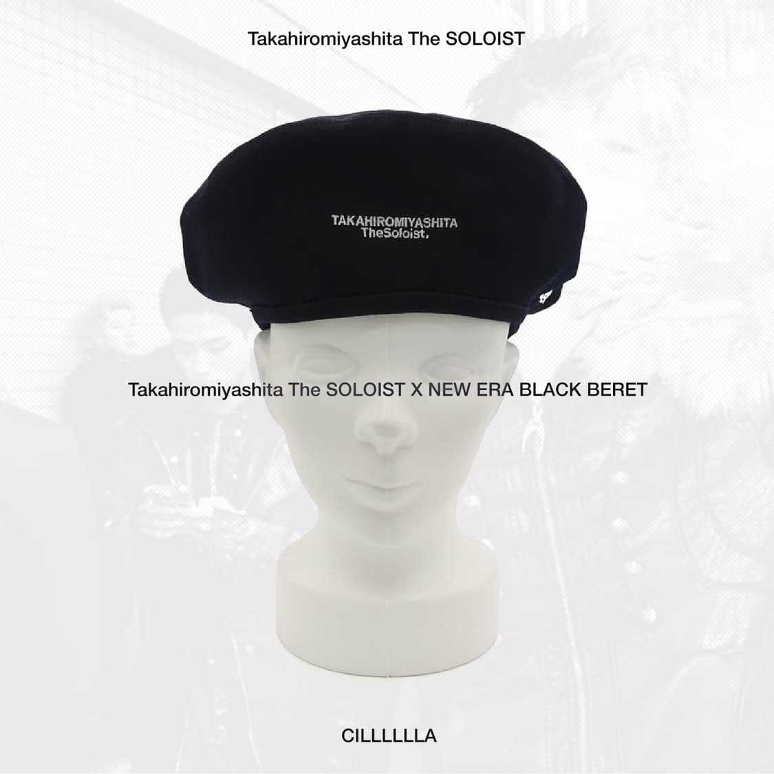 Takahiromiyashita The 솔로이스트 X 뉴에라 블랙 베레모 상품이미지1