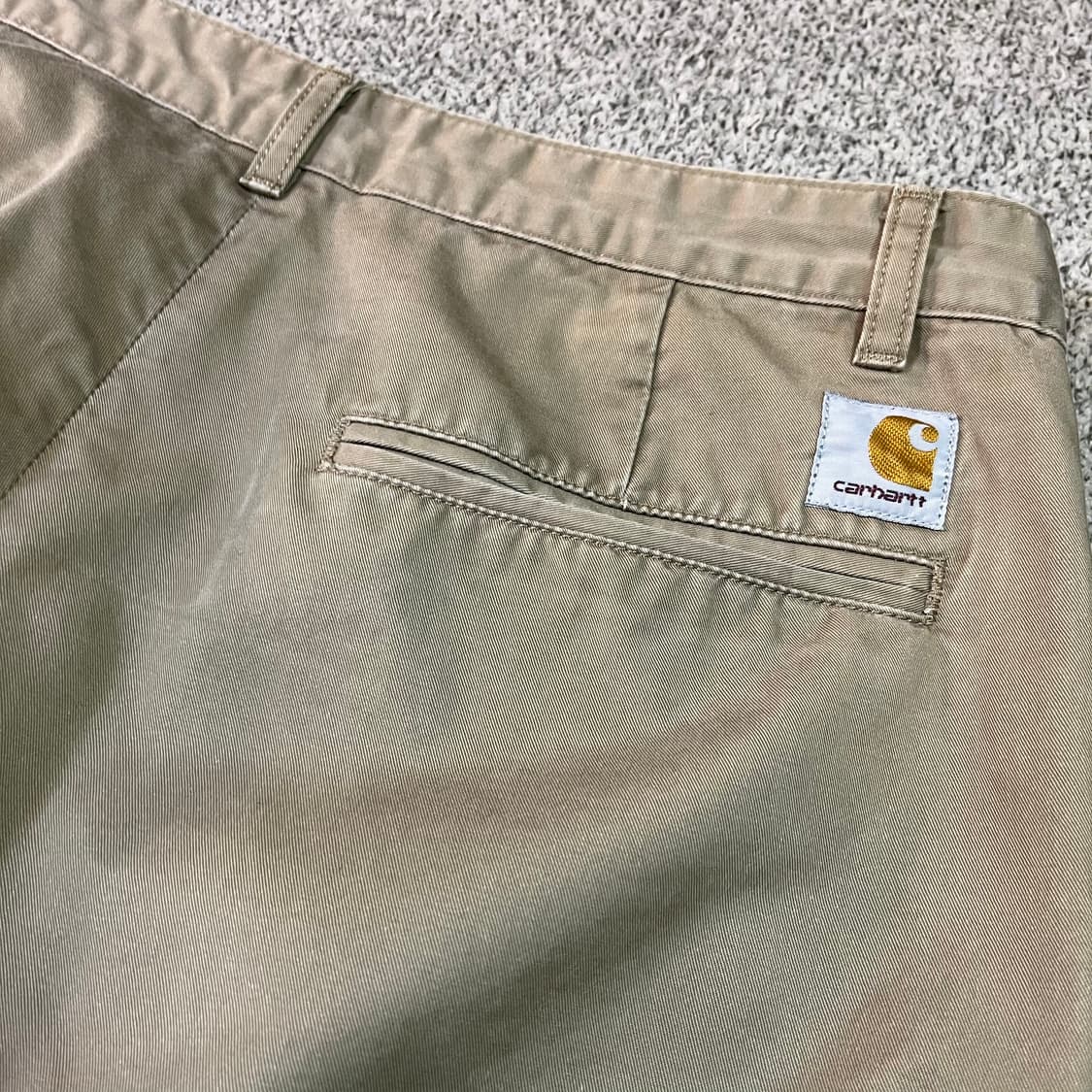 칼하트 핀턱 와이드 팬츠 상품이미지4